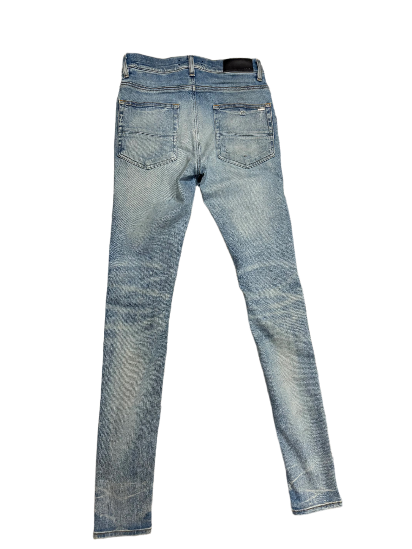 Amiri Mx1 Cracked Pink Patch Jeans